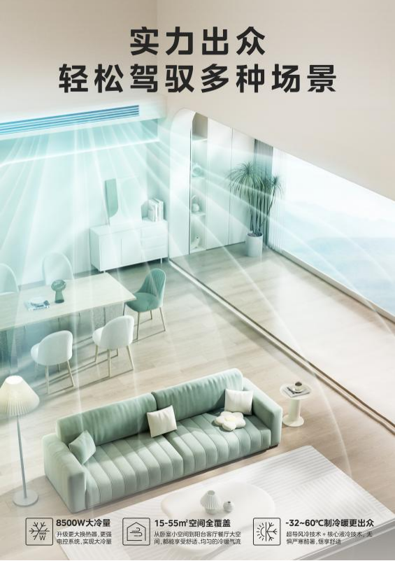KAIYUN网页 开云com上市即“王炸”美的新品星光旗舰版风管机又双叕卖爆了(图4)